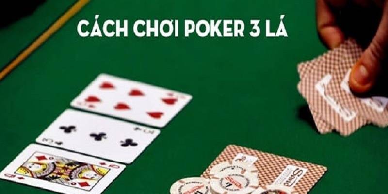 Tham gia đặt cược poker 3 lá tại 33Win nhanh chóng chỉ với 3 bước